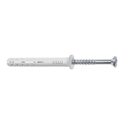 CELO Nail plug NP 5-50 pre-assembled, FB flat rim plug cu countersunk surub (PZ2), zincat