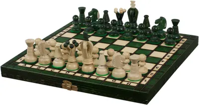 Şah Sunrise - Small King's Chess, verde