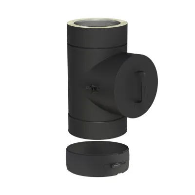 Tub inox izolat cu capac vizitare - DW Black FI200