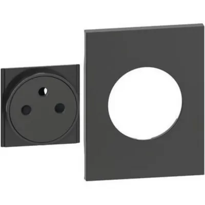 L.NOW - placa priza FR/BE plata 3M NEGRU