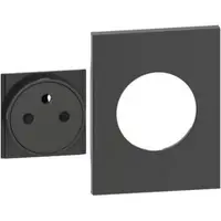 L.NOW - placa priza FR/BE plata 3M NEGRU