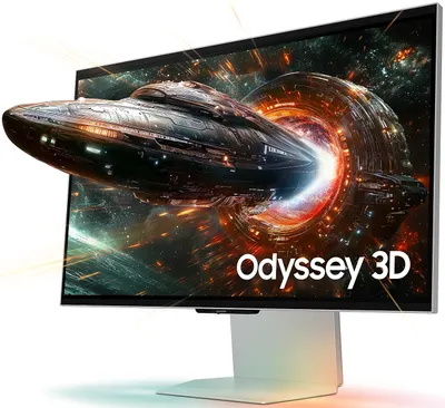 Monitor de gaming Samsung - Odyssey 3D G90XF, 27'', 165Hz, 1ms, FreeSync