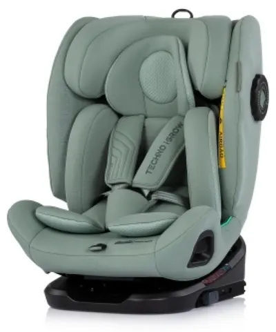 Scaun auto Chipolino - Techno Igrow, 360°, cu IsoFix, i-Size, matcha