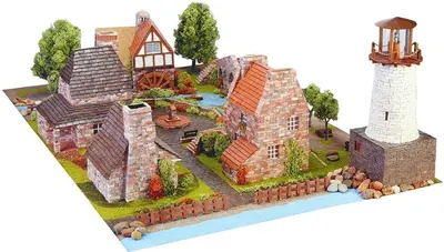 Model asamblat Domus Kits - Aspectul unui oraș de provincie