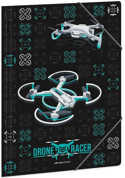 Dosar cu bandă elastică Ars Una Drone Racer A4