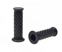 Mansoane moto vintage, cafe racer bobber, culoare negru, lungime 123mm
