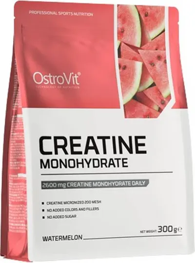 Creatină monohidrat, pepene verde, 300 g, OstroVit