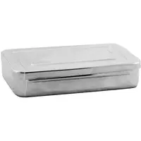 Cutie din Inox pentru Instrumentar Medical, Nr. 0, 17 x 7 x 3 cm, Prima