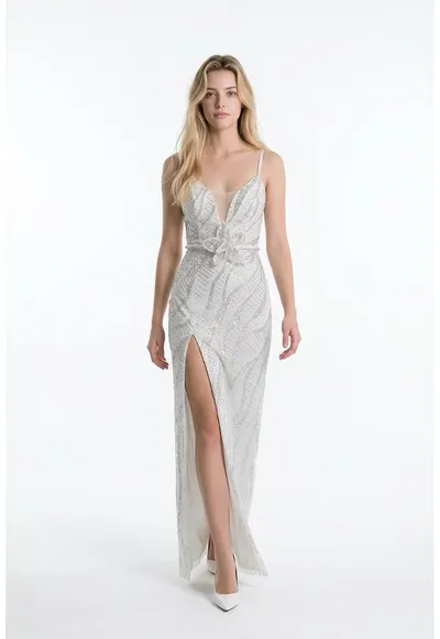 Rochie Meghan alba