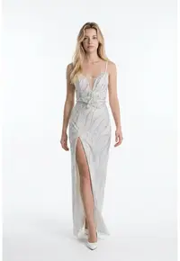 Rochie Meghan alba