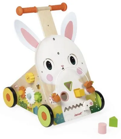 Premergător activ din lemn Janod Farm - Rabbit