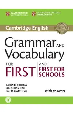 Grammar and Vocabulary for First and First for Schools Book