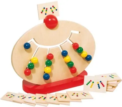 Joc de logica Goki - Sortare Culori si Forme, oval