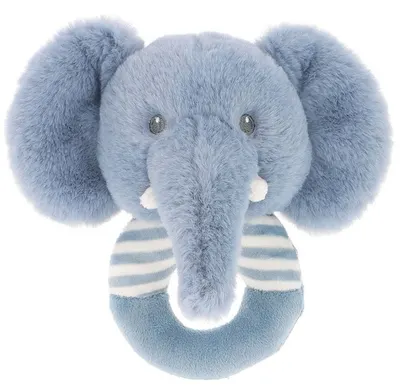 Zrănitoare Keel Toys Keeleco - Elefant, inel, 14 cm