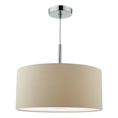 Lampa suspendata Ronda 3lt Pendant With Ecru Shade And Diffuser 40cm
