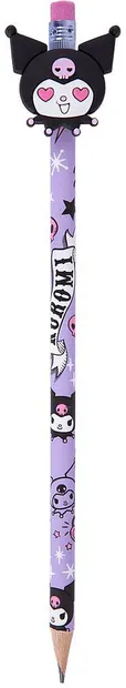 Creion negru cu grafit și radieră Cool Pack Kuromi - HB, asortiment