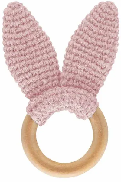 Pieptene din lemn BabyJem - Amigurumi, Pink