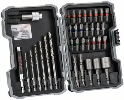 Set de burghie și biți Bosch - Metal PRO-Mix, 35 de piese
