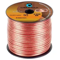Cablu transparent pentru difuzor, cupru, 2 x 0.35 mm2 rola 100m KAB0303