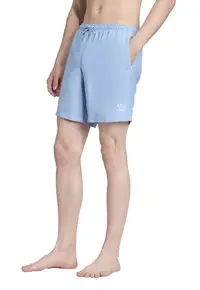 Pantaloni scurti de baie cu snur Adicolor - Albastru pastel