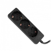 Prelungitor 3 prize, 3 x 1.5mm 3 metri NEGRU, TED