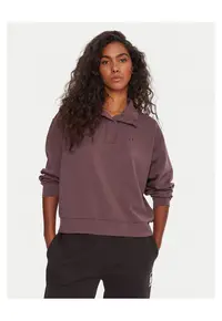 Hanorac dama violet - cu guler