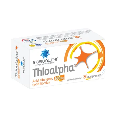 Thioalpha 600mg, 30 comprimate, BioSunLine