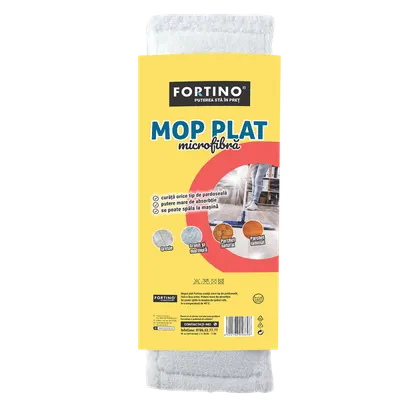 Rezerva mop plat Fortino, microfibra