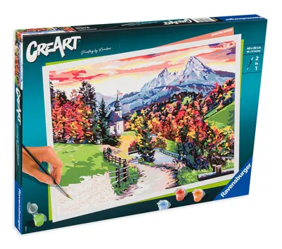 Set de pictură Ravensburger CreArt - Frumoasă Bavaria
