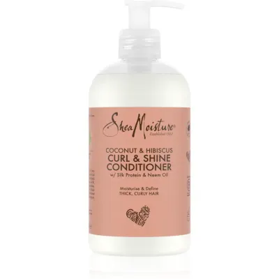 Shea Moisture Coconut & Hibiscus balsam pentru păr creț 384 ml