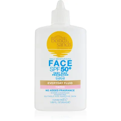 Bondi Sands SPF 50+ Everyday Face Fluid Fluid nuantator cu textura usoara faciale SPF 50+ 50 ml