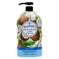 Sampon si gel de dus cu Cocos si Extract Aloe Vera Naturaphy, Blux | 1L