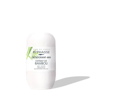 Deodorant roll-on 48h cu extract de bambus, 50ml, Byphasse