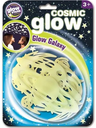 Stickere fosforescente Brainstorm Cosmic Glow - Space Galaxy, 12 bucati