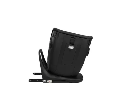 Scaun auto cu isofix pentru copii KikkaBoo i-View i-SIZE Black 40-150 cm,recomandat de la nastere,rear facing pana la 105 cm,pozitie de somn,sezut rotativ,SPS,tetiera reglabila