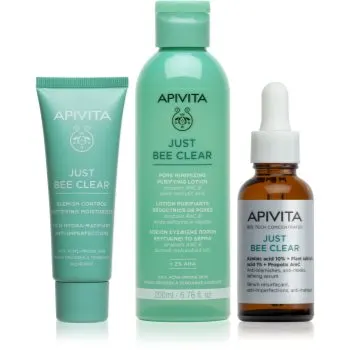 Apivita Just Bee Clear set pentru tenul gras, predispus la acnee