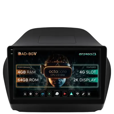 Navigatie Hyundai IX35 (2009-2015), Android, V-Octacore 4GB RAM + 64GB ROM, 10.36 Inch - AD-BGV10004+AD-BGRKIT189