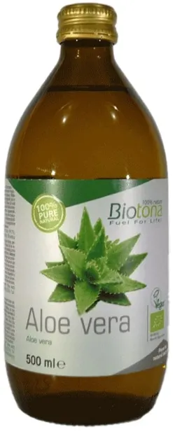 Suc de aloe vera bio, 500 ml, Biotona