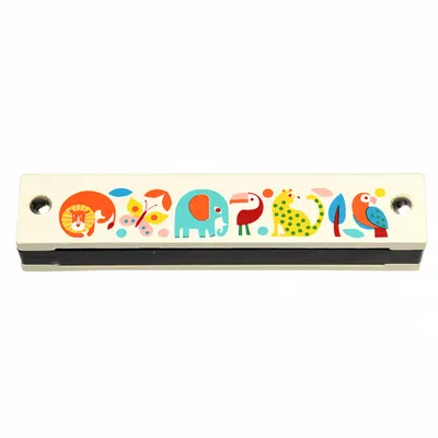 Armonică din lemn Rex London – Wild Wonders, multicolor