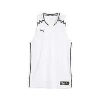 Tricou Alergare Bărbați Hoops Team Basketballtrikot Herren Puma PUMA White