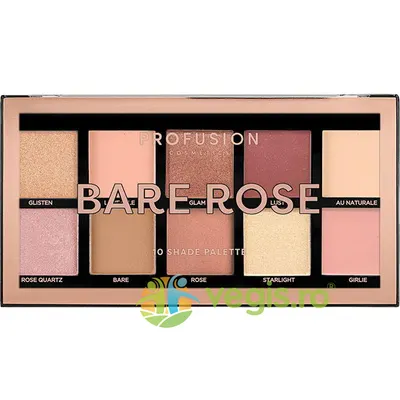 Paleta Farduri 10 Nuante Bare Rose 103g