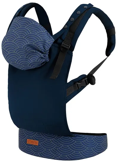 Rucsac ergonomic MoMi - Collet, Navy Blue