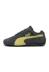 Pantofi Speedcat OG sport din piele intoarsa - Galben pai/Gri inchis