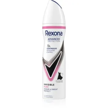Rexona Advanced Protection Invisible Pure spray anti-perspirant impotriva petelor albe si galbene