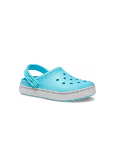 Saboti slingback cu perforatii Off Court - Albastru
