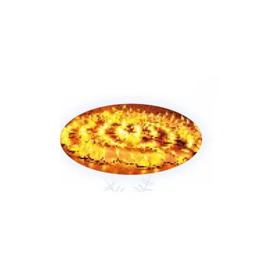 Plasa luminoasa PL42-WG: 540 LED-uri albe, 2,0 x 4,0 metri, cablu verde