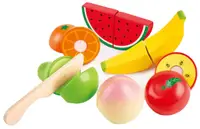 Set joc HaPe International - Fructe din lemn pentru tăiere