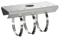 Suport de montaj pe stalp Hikvision DS-1275ZJ-SUS, material otel inoxidabil, dimensiuni: 127 mm × 46 mm × 250 mm, greutate: 1480