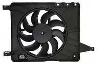Ventilator radiator (cu carcasa) potrivit NISSAN QASHQAI I 1.5D-2.0D 11.06-12.13