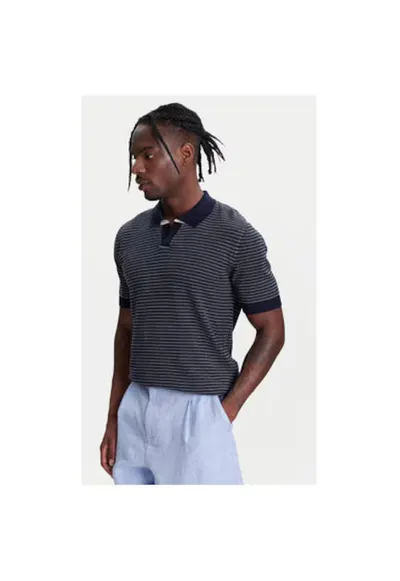 Tricou polo barbati 1094K301J - Bumbac - Bleumarin - Bleumarin